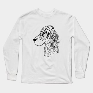 English Setter (Black and White) Long Sleeve T-Shirt